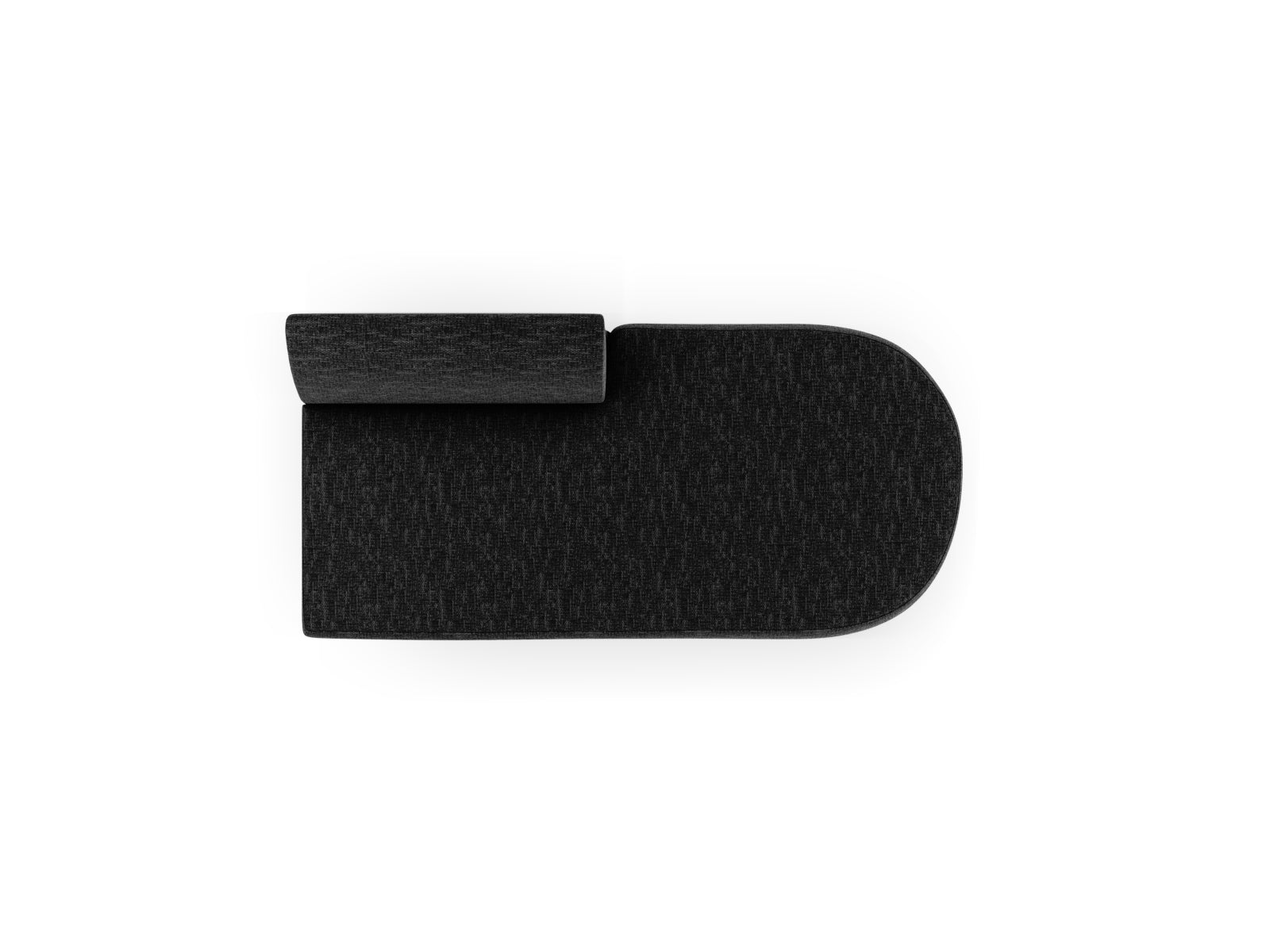 Miley Sitting Module Open rechts 2 Sitzer in Anthracite präsentiert im Onlineshop von KAQTU Design AG. Modulares Sofa ist von Micadoni