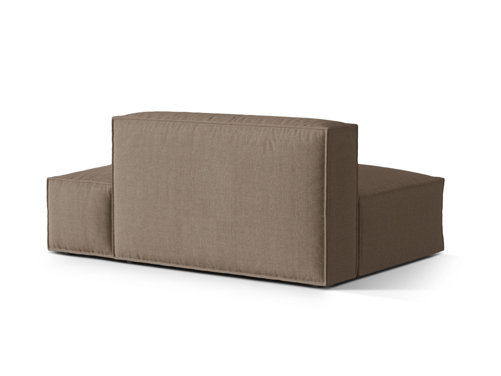 Elegantes 3-Sitzer Sofa Nuria mit offener rechter Seite, ideal für moderne Wohnkonzepte und entspannte Stunden. Vielseitig und komfortabel.