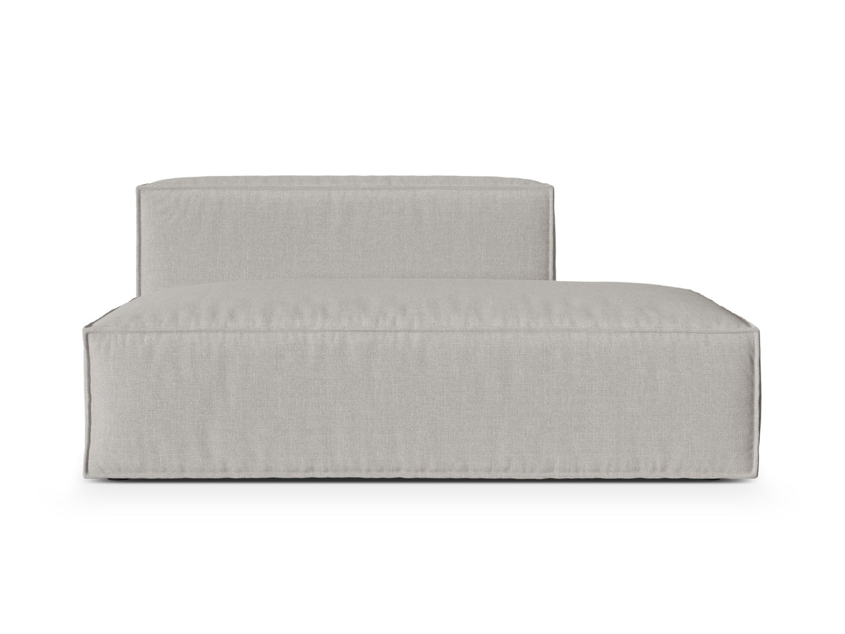 3-Sitzer Modular Sofa Open end rechts Nuria in Light Grey-Liberty präsentiert im Onlineshop von KAQTU Design AG. 3er Sofa ist von Micadoni