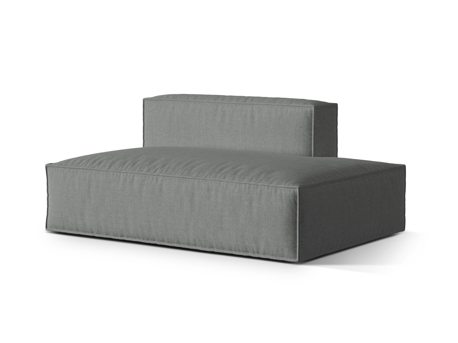 Elegantes 3-Sitzer Sofa Nuria mit offener rechter Seite, ideal für moderne Wohnkonzepte und entspannte Stunden. Vielseitig und komfortabel.
