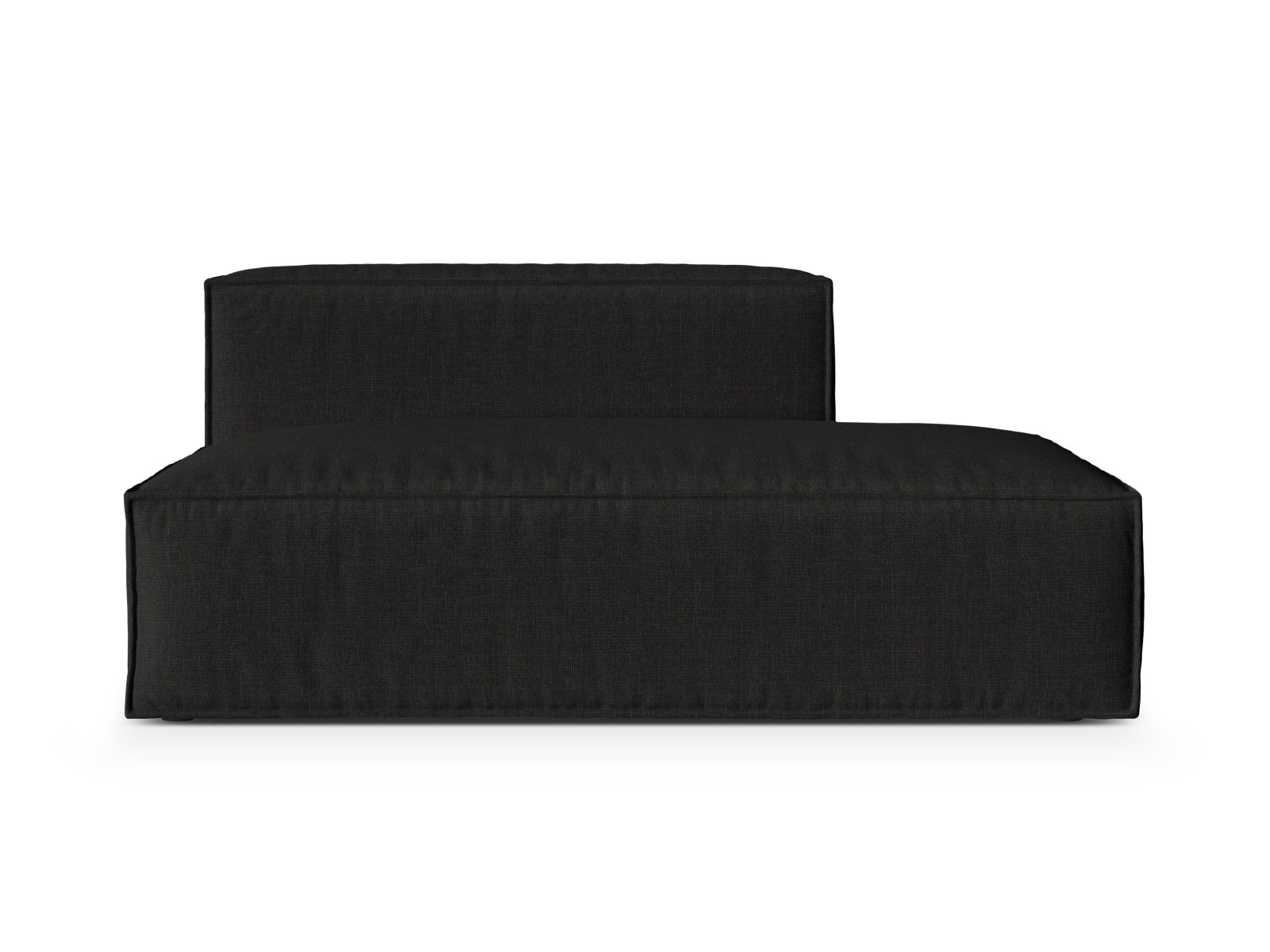 Modernes 3-Sitzer Sofa Nuria mit offener rechter Seite, perfekt für stilvolle Wohnzimmer und gemütliche Stunden. Vielseitig und einladend.