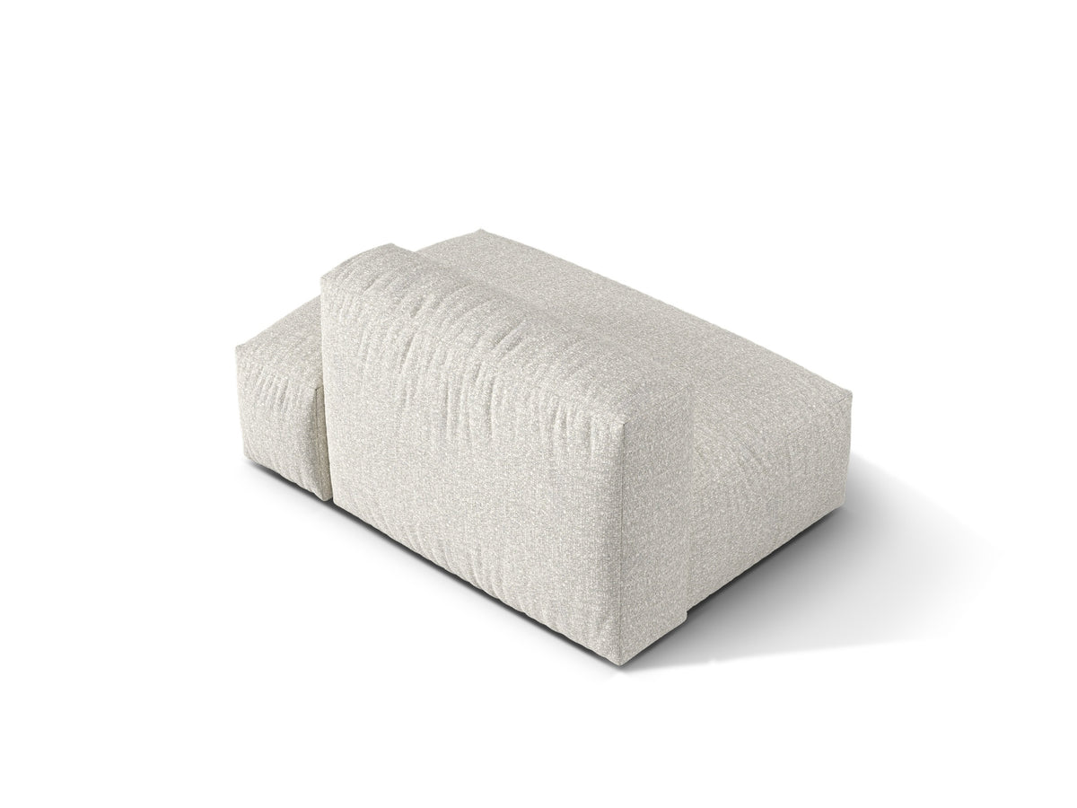2-Sitzer Rechtssofa Martina in Grey Beige Melange-Monet präsentiert im Onlineshop von KAQTU Design AG. Modulares Sofa ist von Micadoni