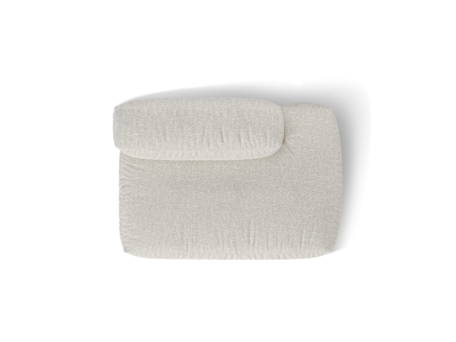 Stylisches 2-Sitzer Sofa Martina in Grau-Beige, perfekt für moderne Wohnräume und flexible Gestaltungsmöglichkeiten.