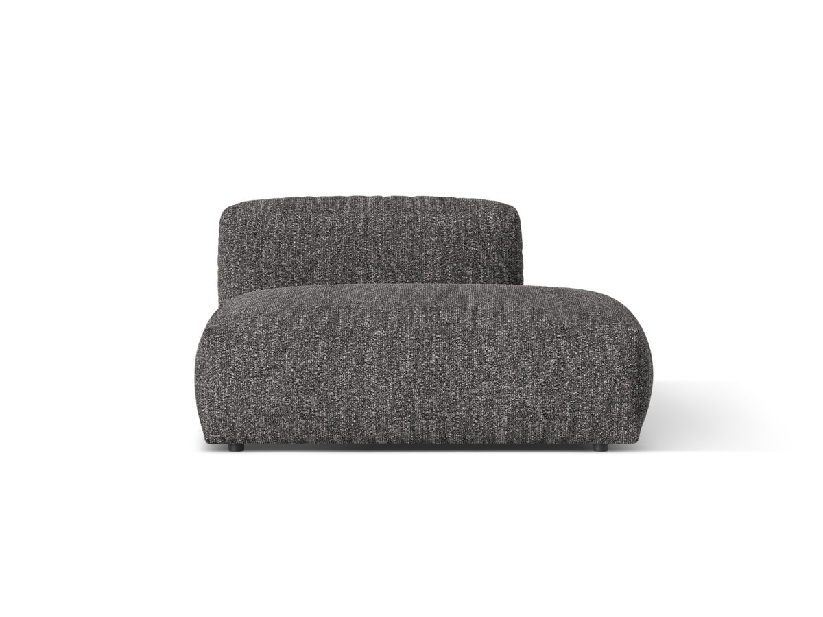 2-Sitzer Rechtssofa Martina in Anthracite-Monet präsentiert im Onlineshop von KAQTU Design AG. Modulares Sofa ist von Micadoni