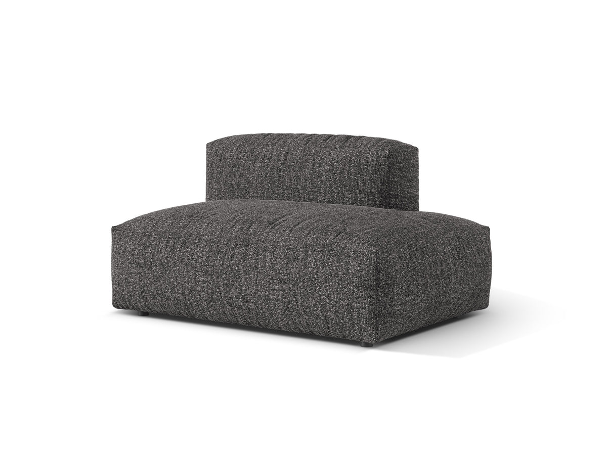 2-Sitzer Rechtssofa Martina in Anthracite-Monet präsentiert im Onlineshop von KAQTU Design AG. Modulares Sofa ist von Micadoni