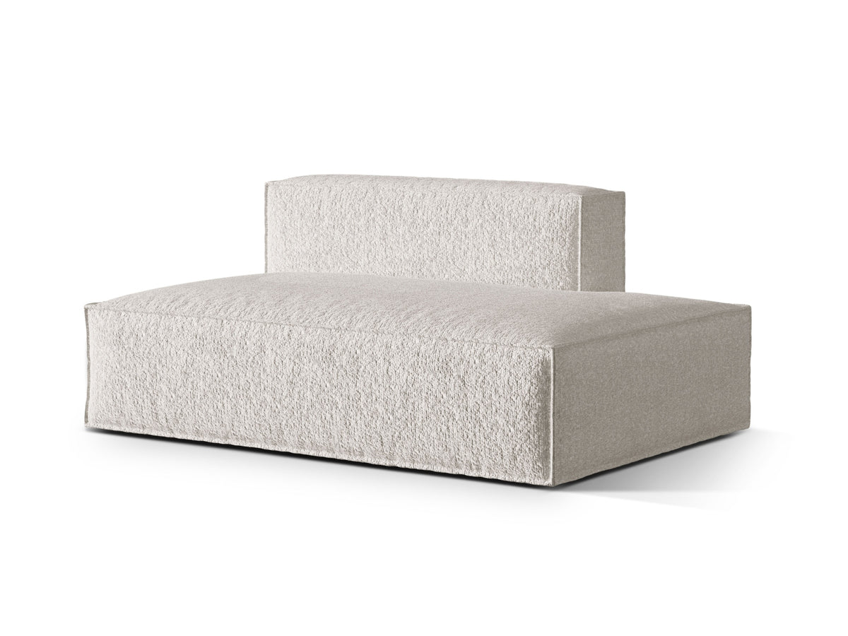 Nuria Boucle rechts Modular Sofa 3 Sitzer in Grey Beige Melange-Monet präsentiert im Onlineshop von KAQTU Design AG. Modulares Sofa ist von Micadoni