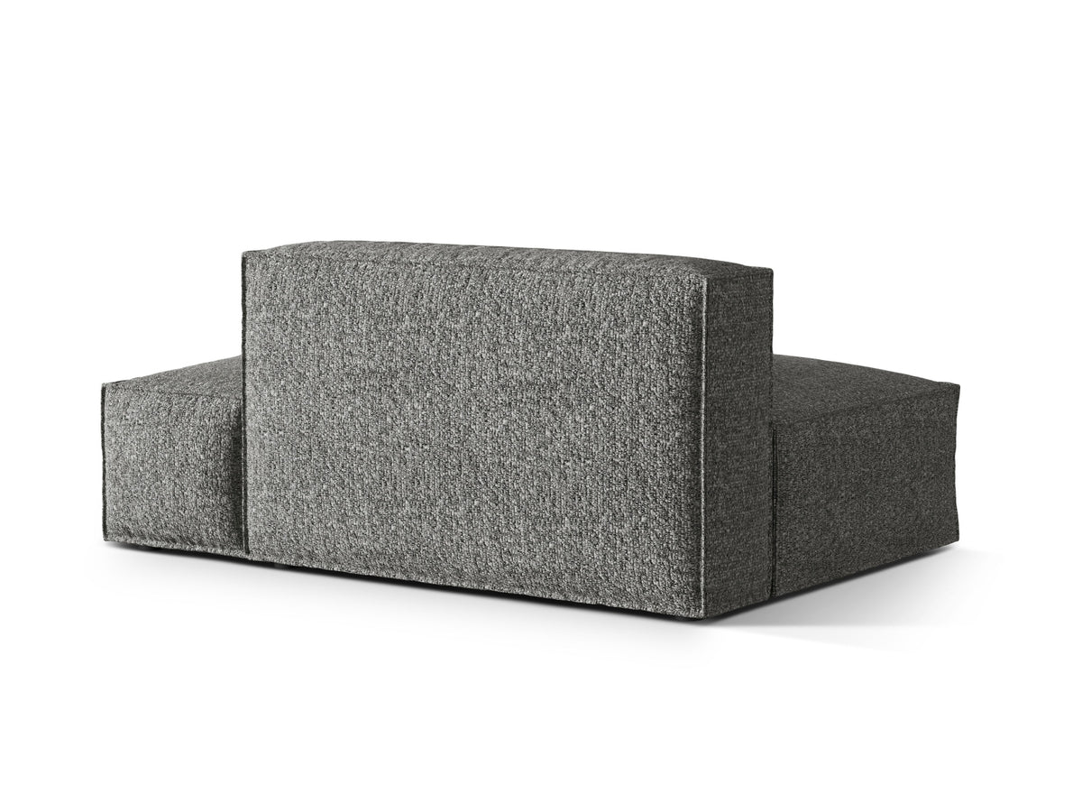 Nuria Boucle rechts Modular Sofa 3 Sitzer in Graphite-Monet präsentiert im Onlineshop von KAQTU Design AG. Modulares Sofa ist von Micadoni
