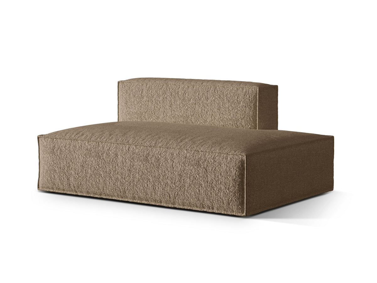 Nuria Boucle rechts Modular Sofa 3 Sitzer in Cappuccino-Monet präsentiert im Onlineshop von KAQTU Design AG. Modulares Sofa ist von Micadoni
