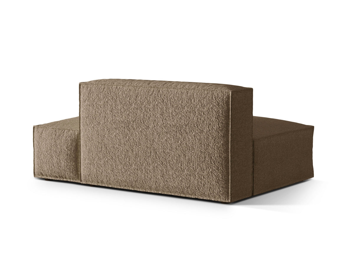 Nuria Boucle rechts Modular Sofa 3 Sitzer in Cappuccino-Monet präsentiert im Onlineshop von KAQTU Design AG. Modulares Sofa ist von Micadoni