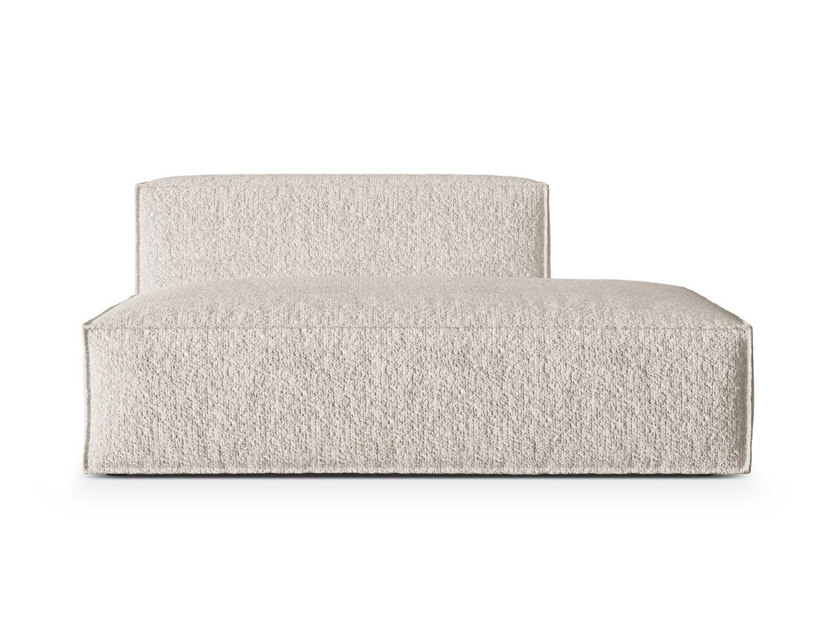 Nuria Boucle rechts Modular Sofa 3 Sitzer in Beige-Monet präsentiert im Onlineshop von KAQTU Design AG. Modulares Sofa ist von Micadoni