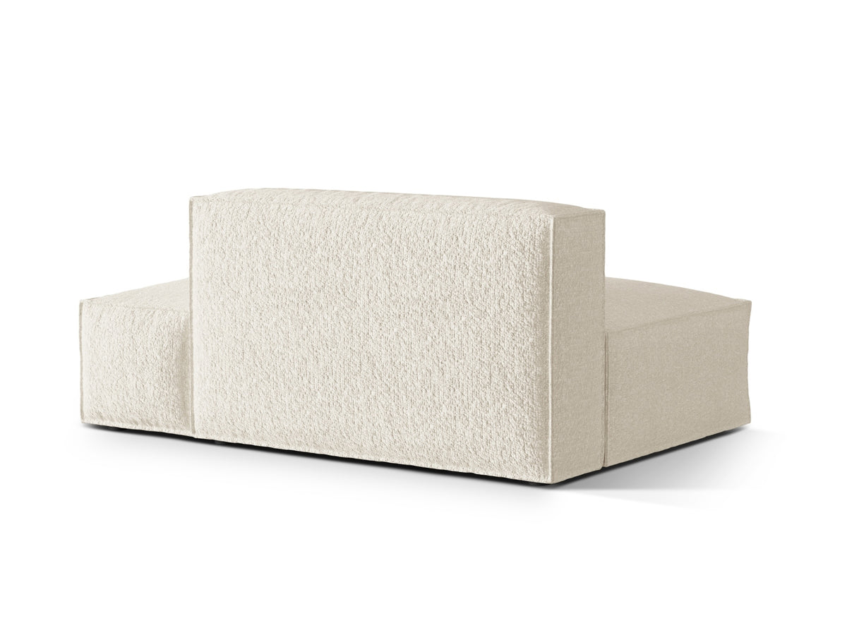 Nuria Boucle rechts Modular Sofa 3 Sitzer in Ivory-Monet präsentiert im Onlineshop von KAQTU Design AG. Modulares Sofa ist von Micadoni