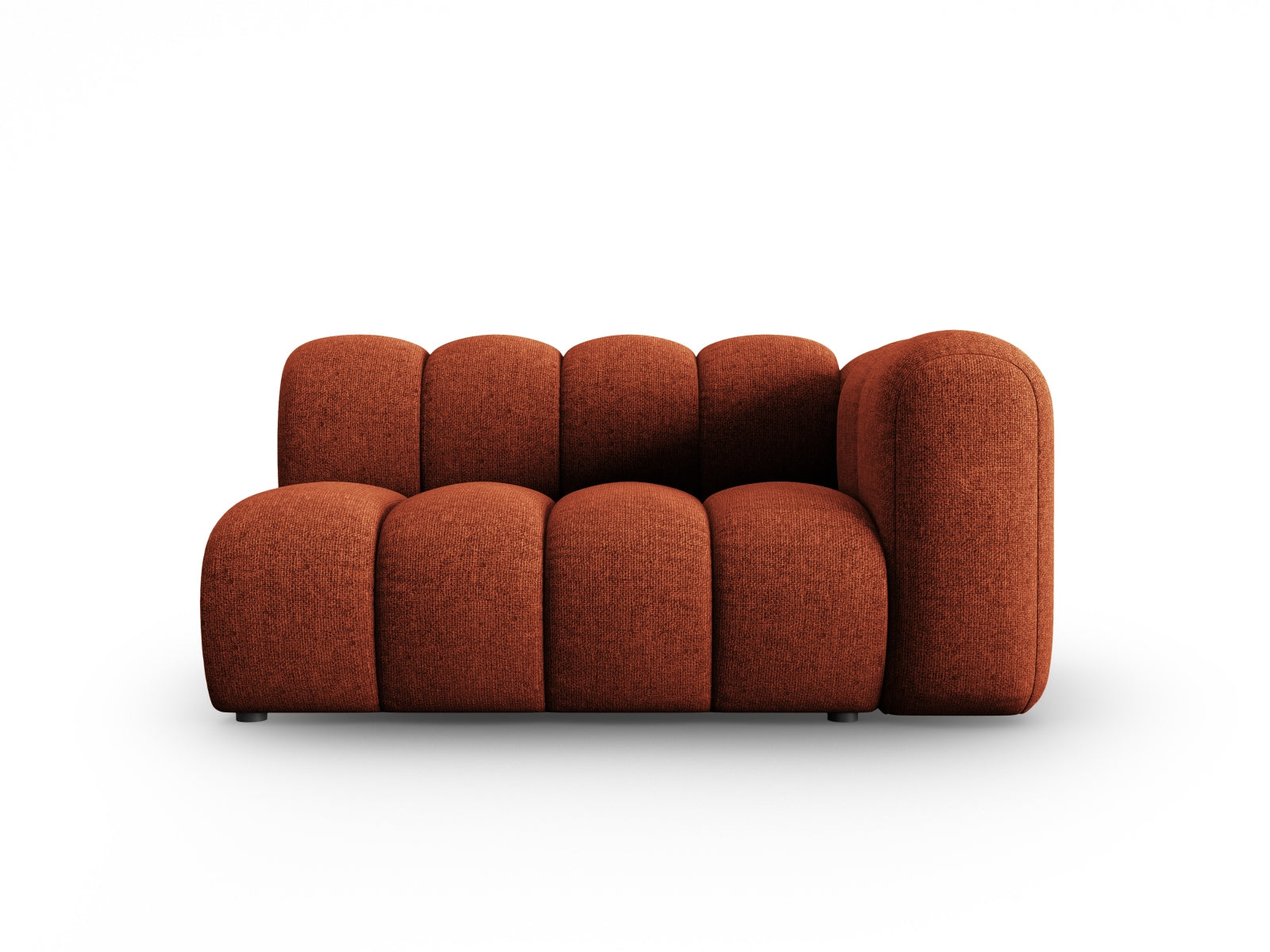 Lupine Modular Sofa rechts 2 Sitzer in Terracotta präsentiert im Onlineshop von KAQTU Design AG. Modulares Sofa ist von Micadoni