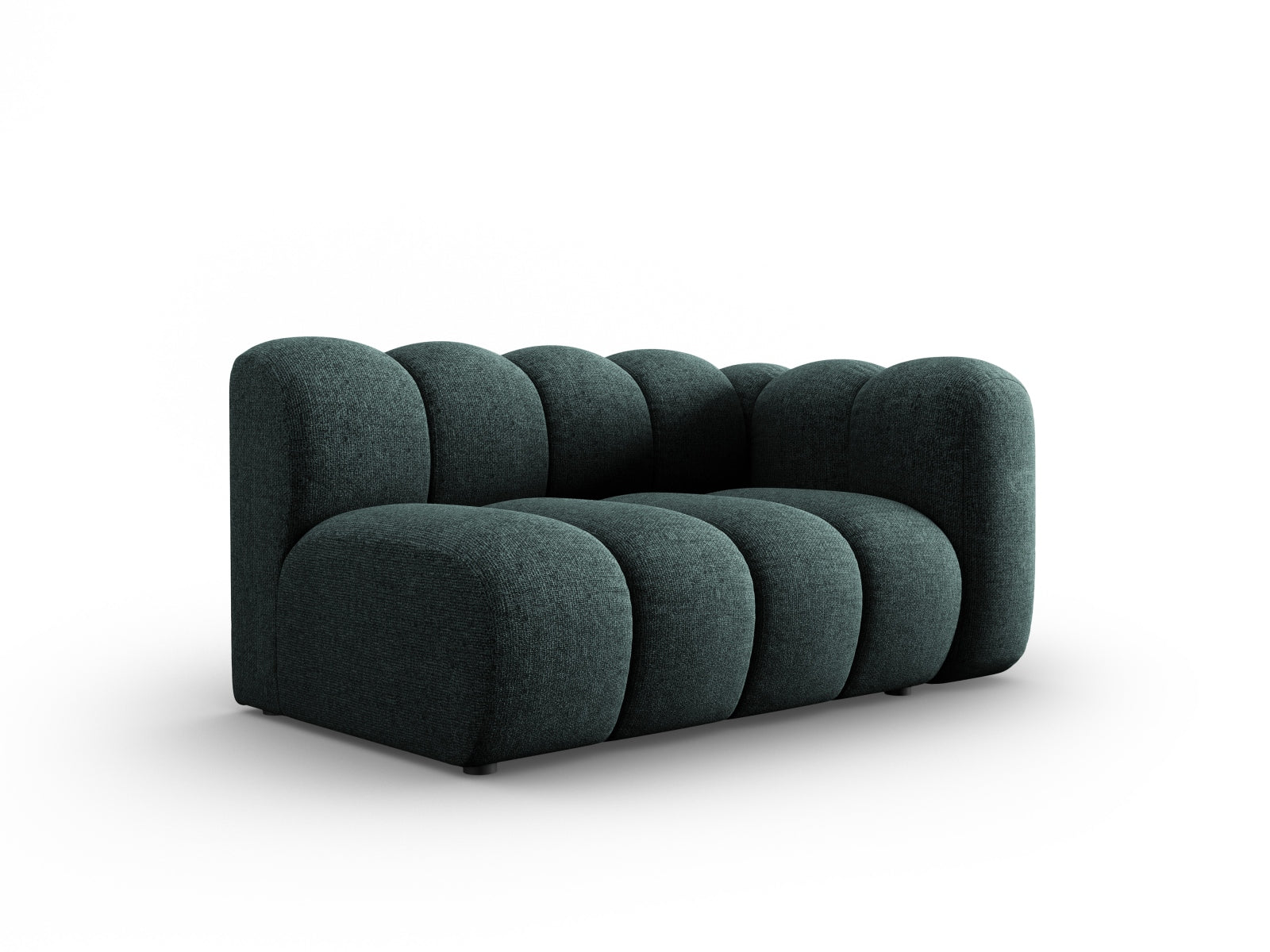 Lupine Modular Sofa rechts 2 Sitzer in Petrol präsentiert im Onlineshop von KAQTU Design AG. Modulares Sofa ist von Micadoni