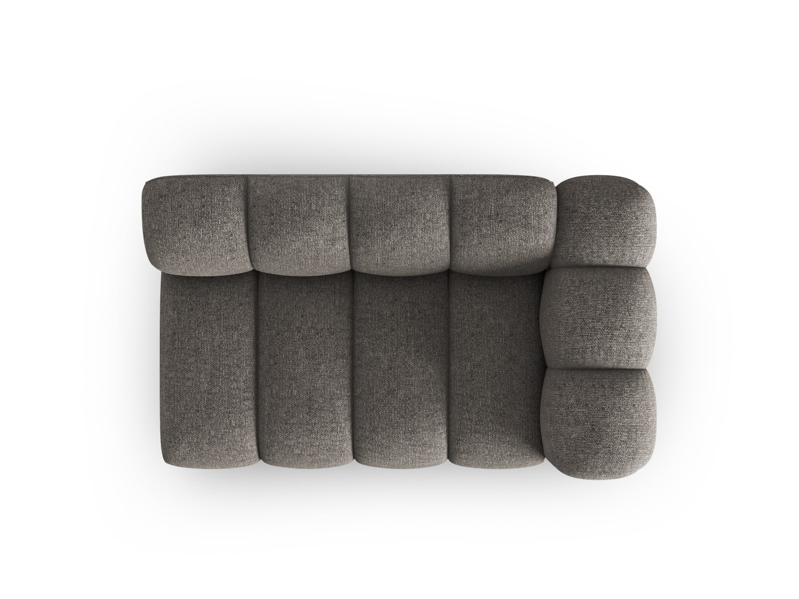 Lupine Modular Sofa rechts 2 Sitzer in Grey präsentiert im Onlineshop von KAQTU Design AG. Modulares Sofa ist von Micadoni