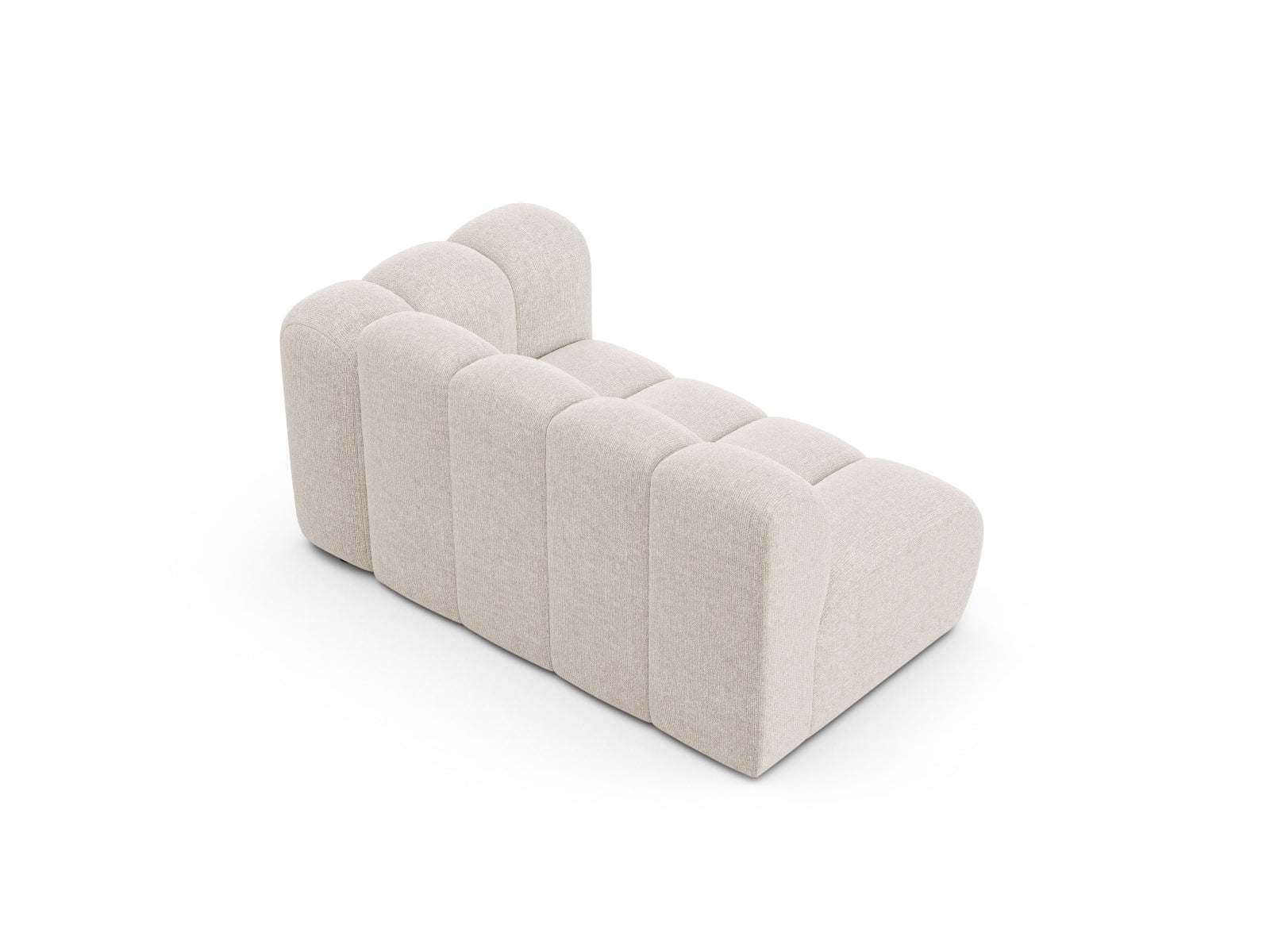 Lupine Modular Sofa rechts 2 Sitzer in Light Beige präsentiert im Onlineshop von KAQTU Design AG. Modulares Sofa ist von Micadoni