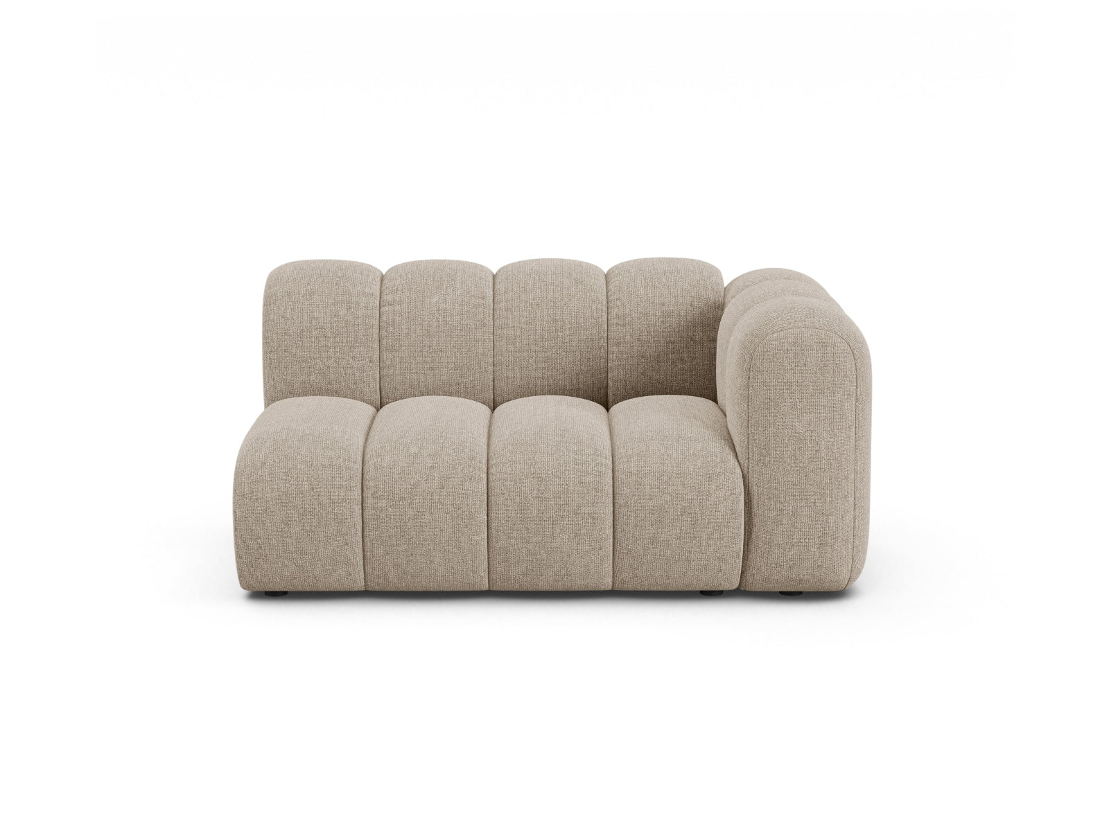 Lupine Modular Sofa rechts 2 Sitzer in Dark Beige präsentiert im Onlineshop von KAQTU Design AG. Modulares Sofa ist von Micadoni