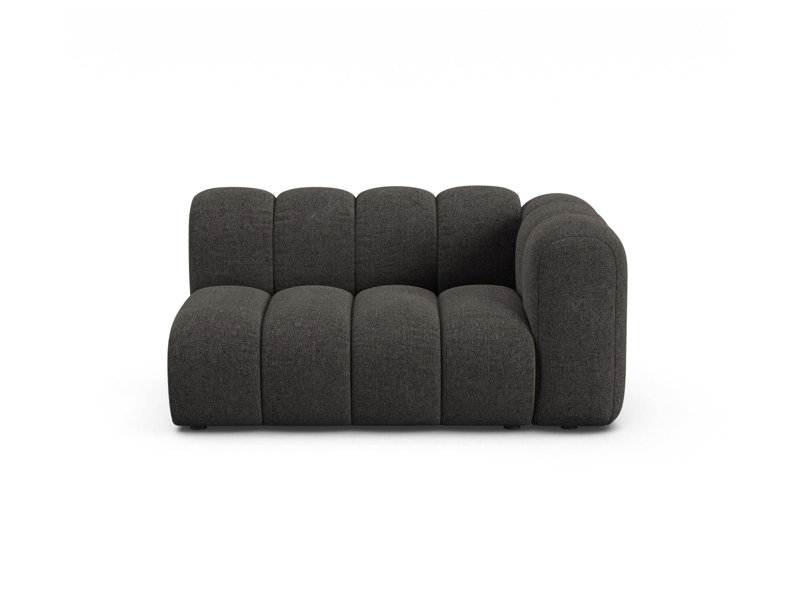 Lupine Modular Sofa rechts 2 Sitzer in Dark Grey präsentiert im Onlineshop von KAQTU Design AG. Modulares Sofa ist von Micadoni