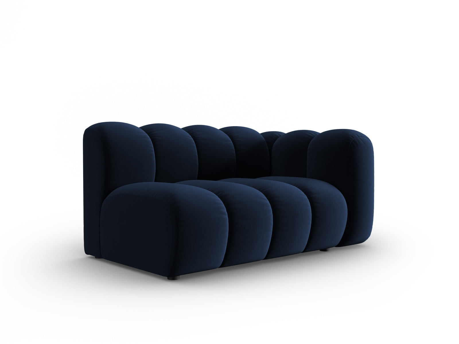 Lupine Velour Modular Sofa rechts 2 Sitzer in Royal Blue-Salvador präsentiert im Onlineshop von KAQTU Design AG. Modulares Sofa ist von Micadoni