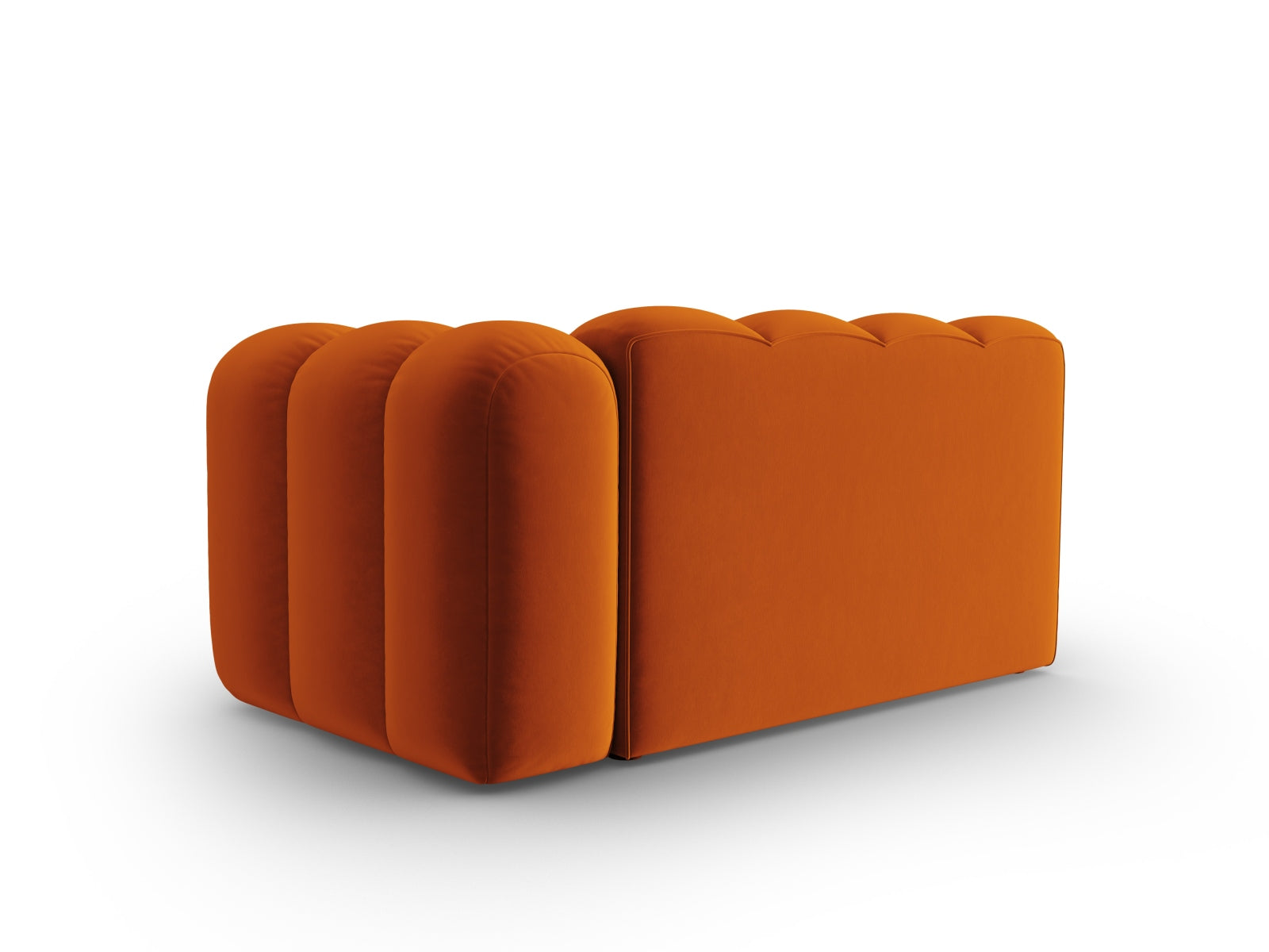 Lupine Velour Modular Sofa rechts 2 Sitzer in Terracotta-Salvador präsentiert im Onlineshop von KAQTU Design AG. Modulares Sofa ist von Micadoni