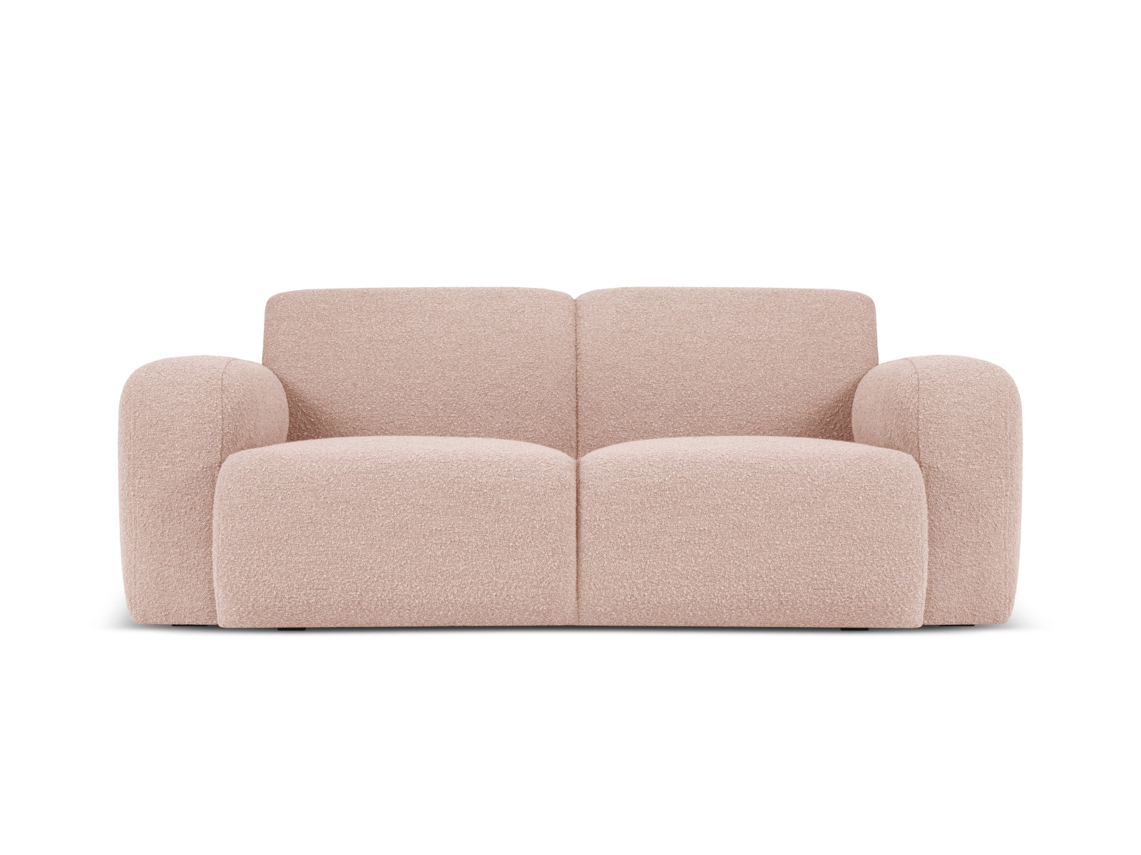 Molino Boucle Sofa 2 Sitzer in Powder Pink-Baloo präsentiert im Onlineshop von KAQTU Design AG. 3er Sofa ist von Micadoni