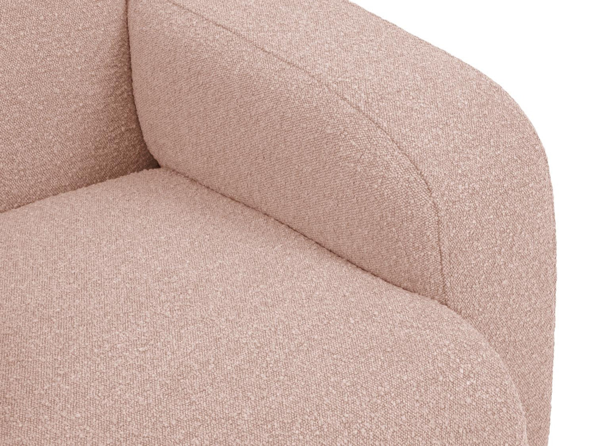 Molino Boucle Sofa 2 Sitzer in Powder Pink-Baloo präsentiert im Onlineshop von KAQTU Design AG. 3er Sofa ist von Micadoni