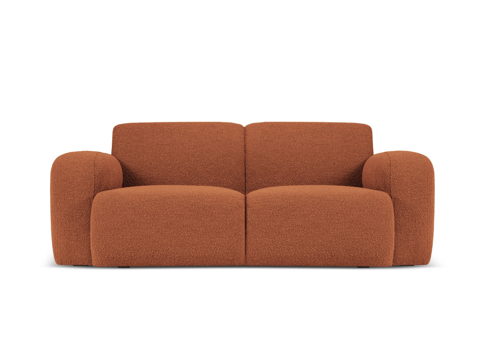 Molino Boucle Sofa 2 Sitzer in Terracotta präsentiert im Onlineshop von KAQTU Design AG. 3er Sofa ist von Micadoni