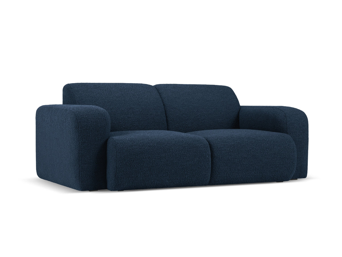 Molino Boucle Sofa 2 Sitzer in Dark Blue-Baloo präsentiert im Onlineshop von KAQTU Design AG. 3er Sofa ist von Micadoni