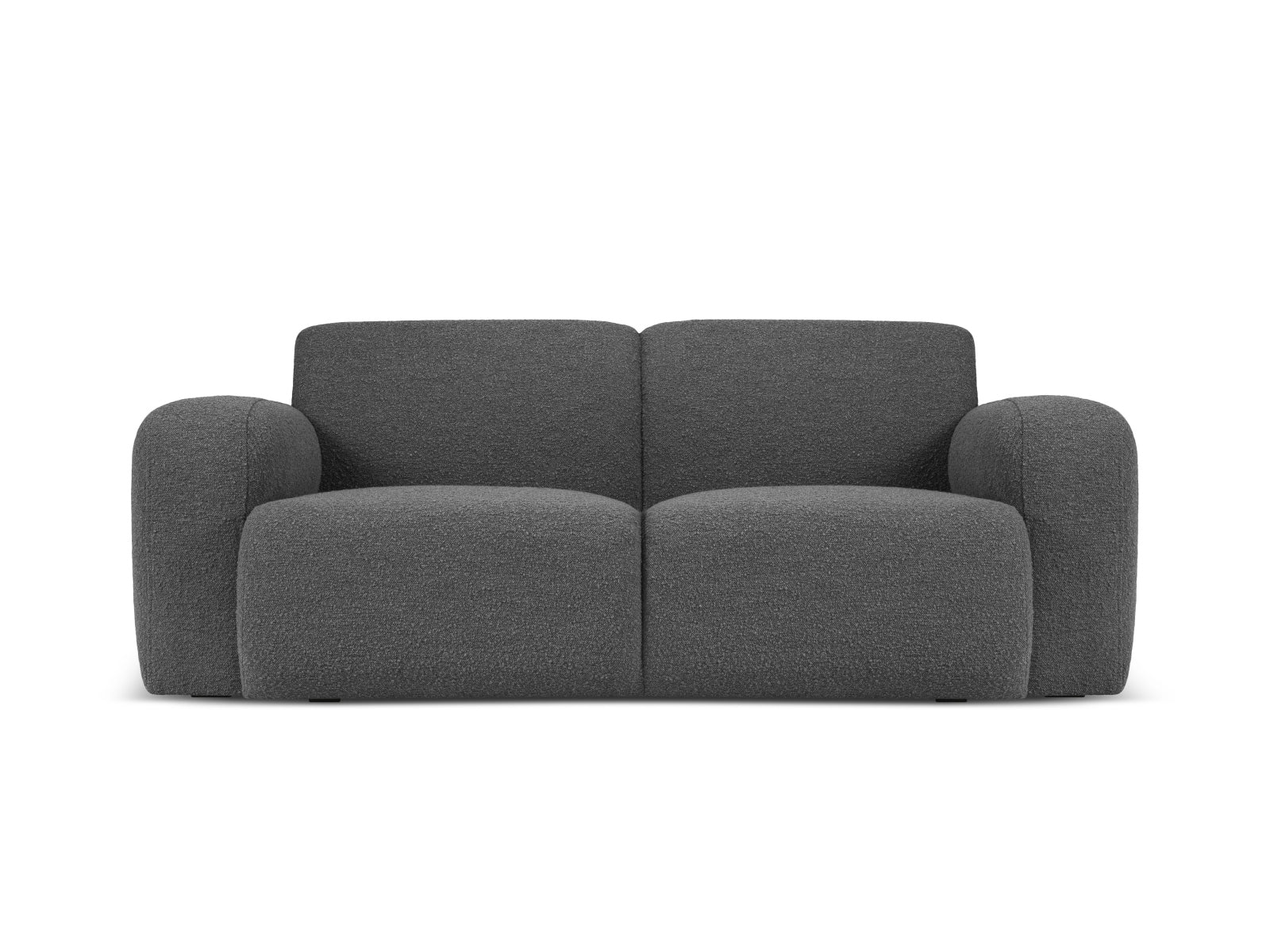 Molino Boucle Sofa 2 Sitzer in Dark Grey-Baloo präsentiert im Onlineshop von KAQTU Design AG. 3er Sofa ist von Micadoni
