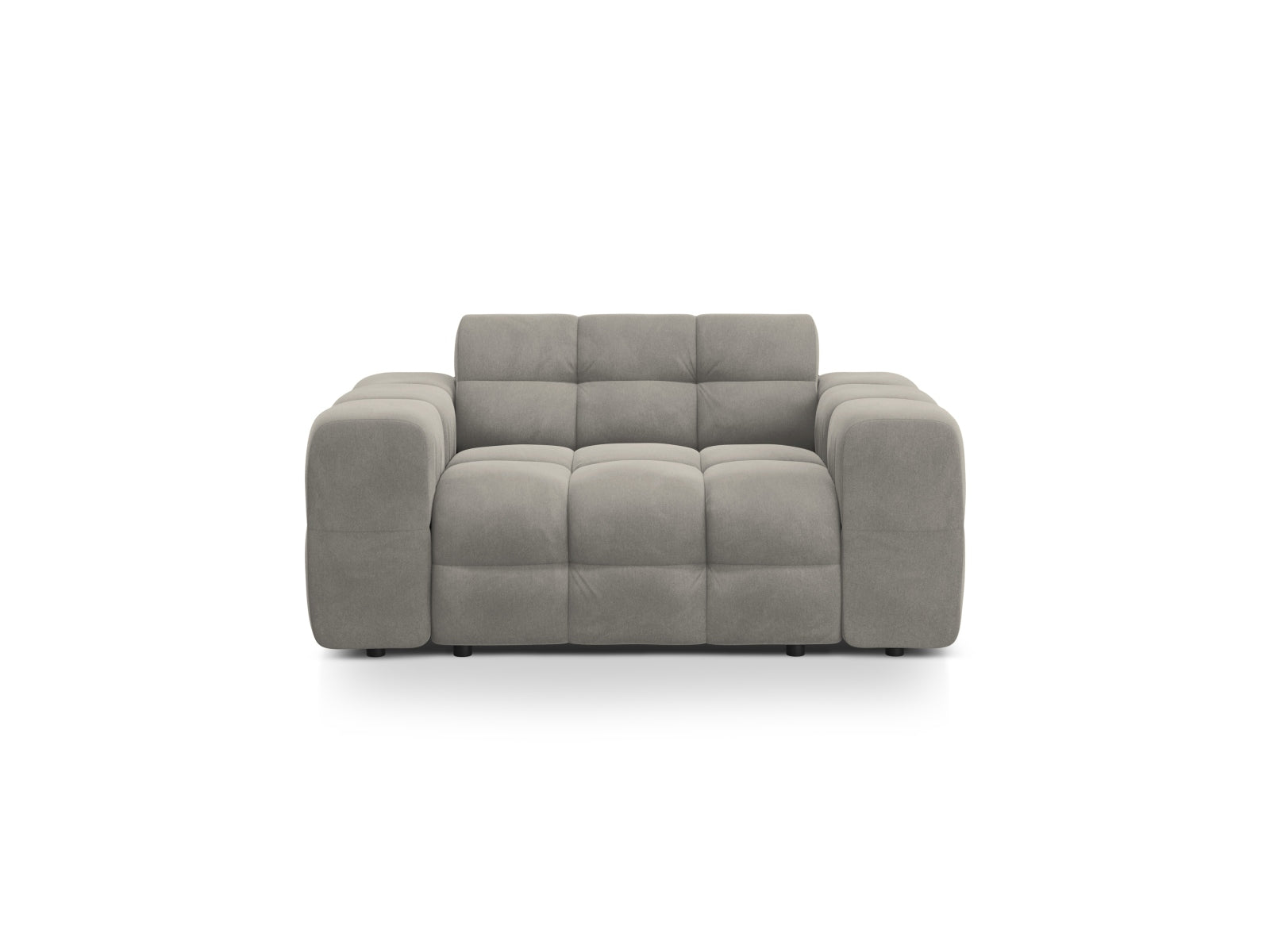 Kendal Velour Sofa 2 Sitzer in Dark Grey-Magic Velvet präsentiert im Onlineshop von KAQTU Design AG. 2er Sofa ist von Micadoni