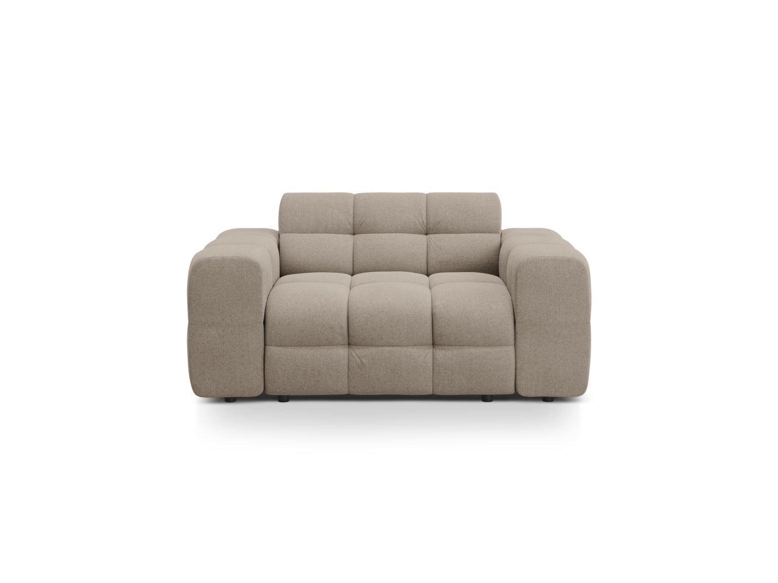 Kendal Sofa 2 Sitzer in Dark Beige-Ottawa präsentiert im Onlineshop von KAQTU Design AG. 2er Sofa ist von Micadoni