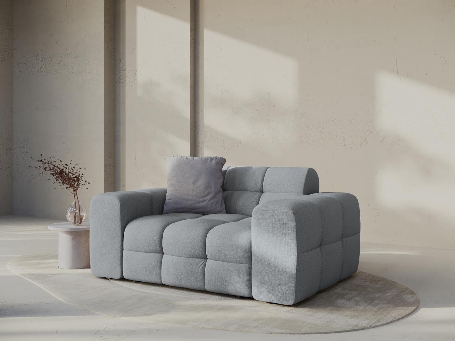 Entdecken Sie das Kendal 2-Sitzer Sofa von Micadoni – stilvolles Velours, hervorragender Komfort und modernes Design für Ihr Zuhause.