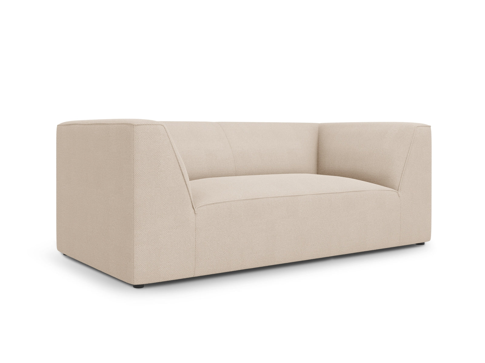 Elegantes Ruby 2-Sitzer Sofa in stilvollem Beige-Ottawa, ideal für moderne Wohnräume, erhältlich bei KAQTU Design AG.