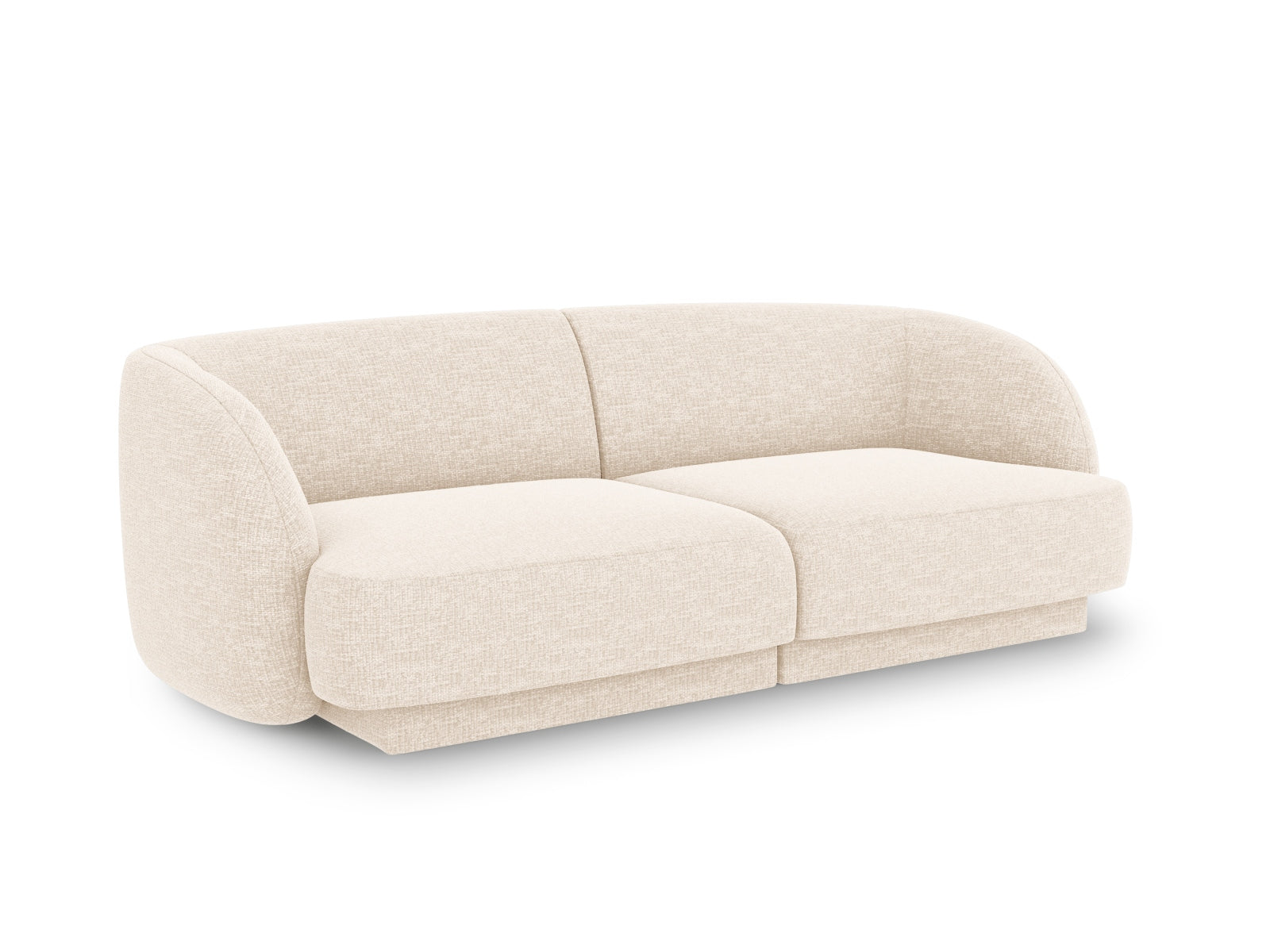 Entdecken Sie das stilvolle Miley Sofa 2 Sitzer von Micadoni – ideal für kleine Räume, mit hochwertiger Polsterung und pflegeleichten Bezügen.