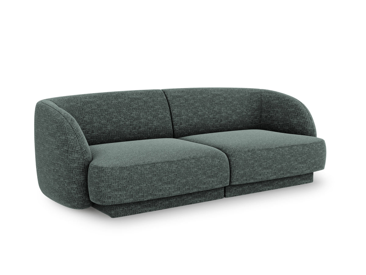Miley Sofa 2 Sitzer in Petrol-Haga präsentiert im Onlineshop von KAQTU Design AG. 2er Sofa ist von Micadoni