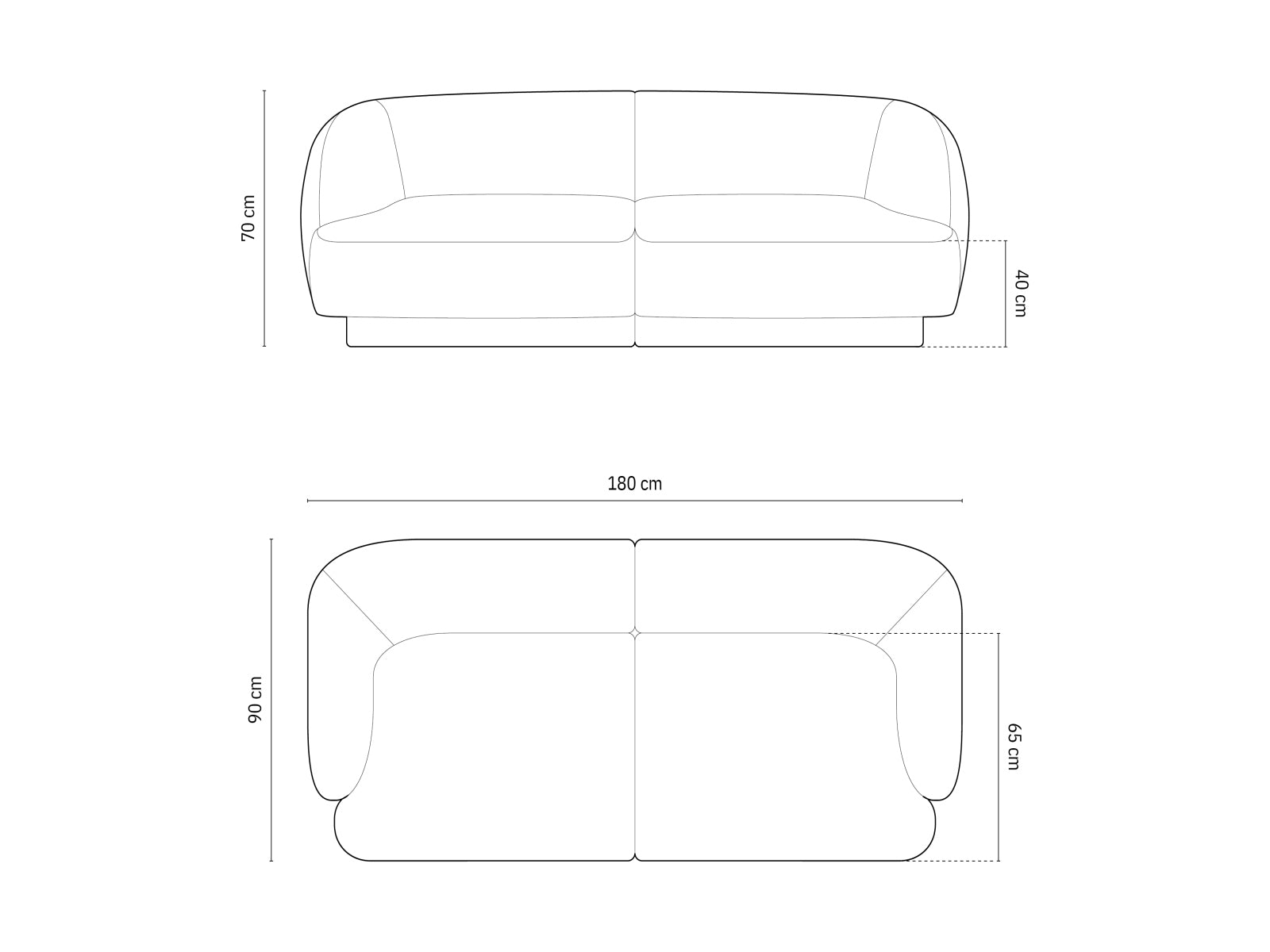 Erleben Sie das elegante Miley Sofa 2 Sitzer von Micadoni – der perfekte Begleiter für stilvolle Wohnräume und entspannte Stunden.