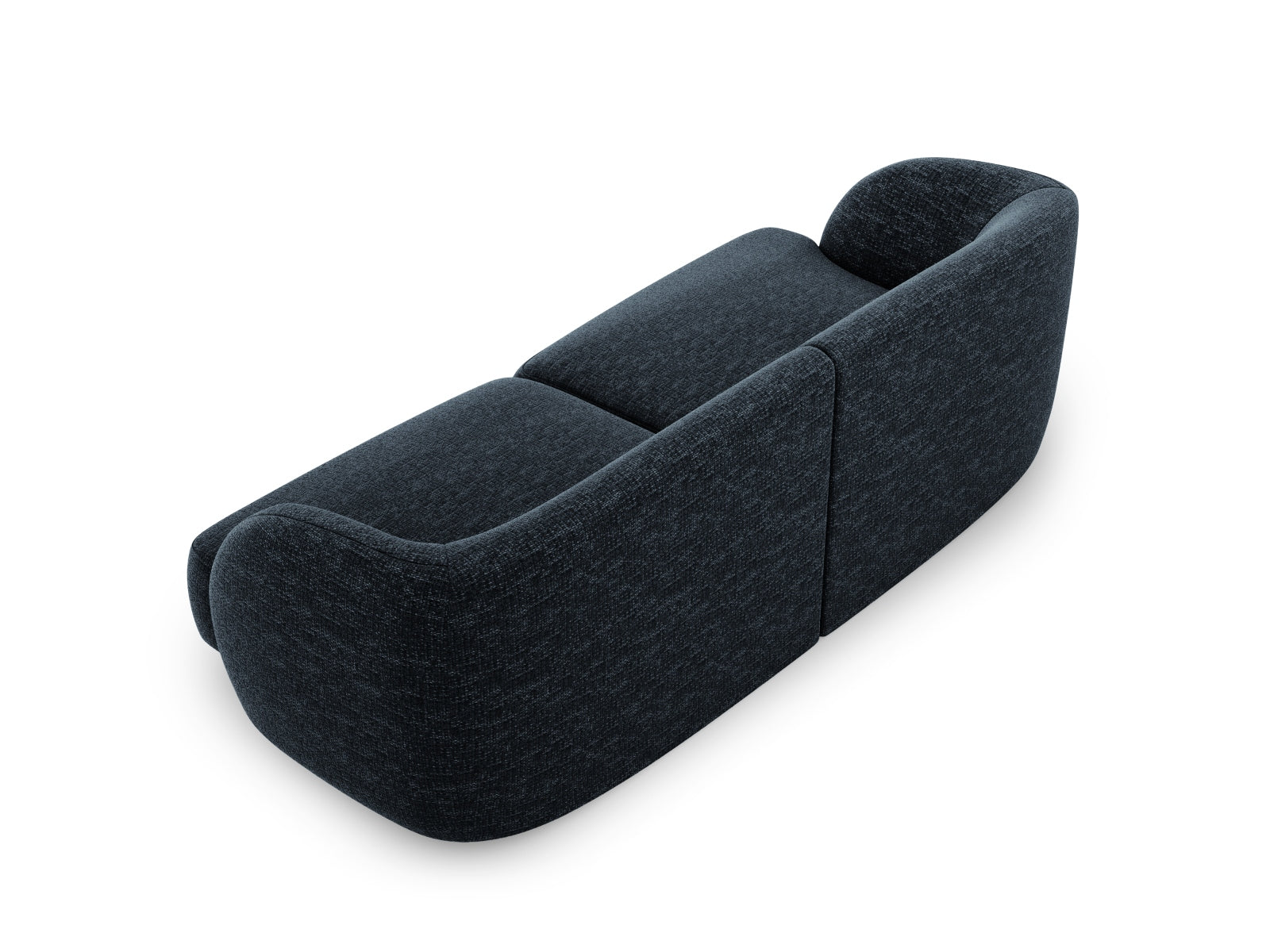 Modernes 2-Sitzer Sofa Miley in Royalblau von Micadoni, perfekt für entspannte Stunden und stilvolle Einrichtungsideen.