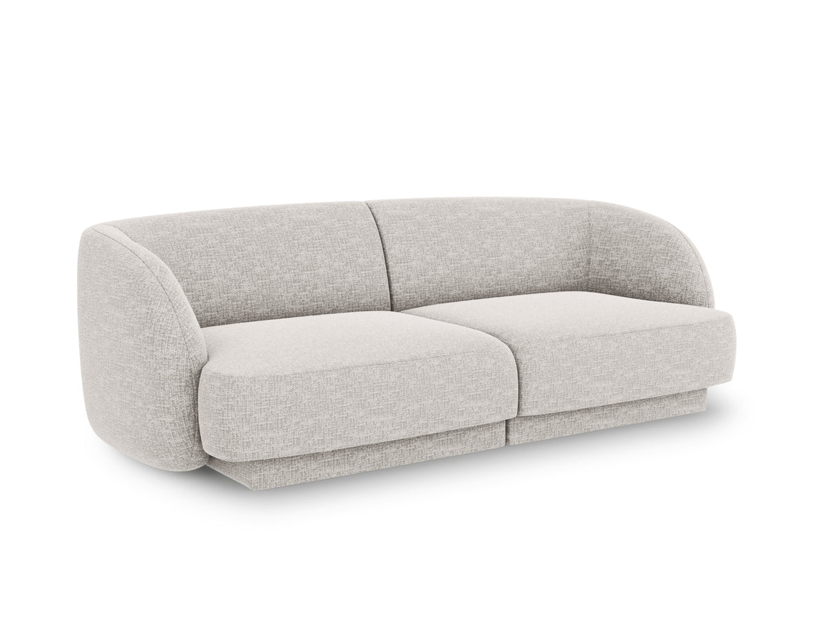 Miley Sofa 2 Sitzer in Light Grey-Haga präsentiert im Onlineshop von KAQTU Design AG. 2er Sofa ist von Micadoni