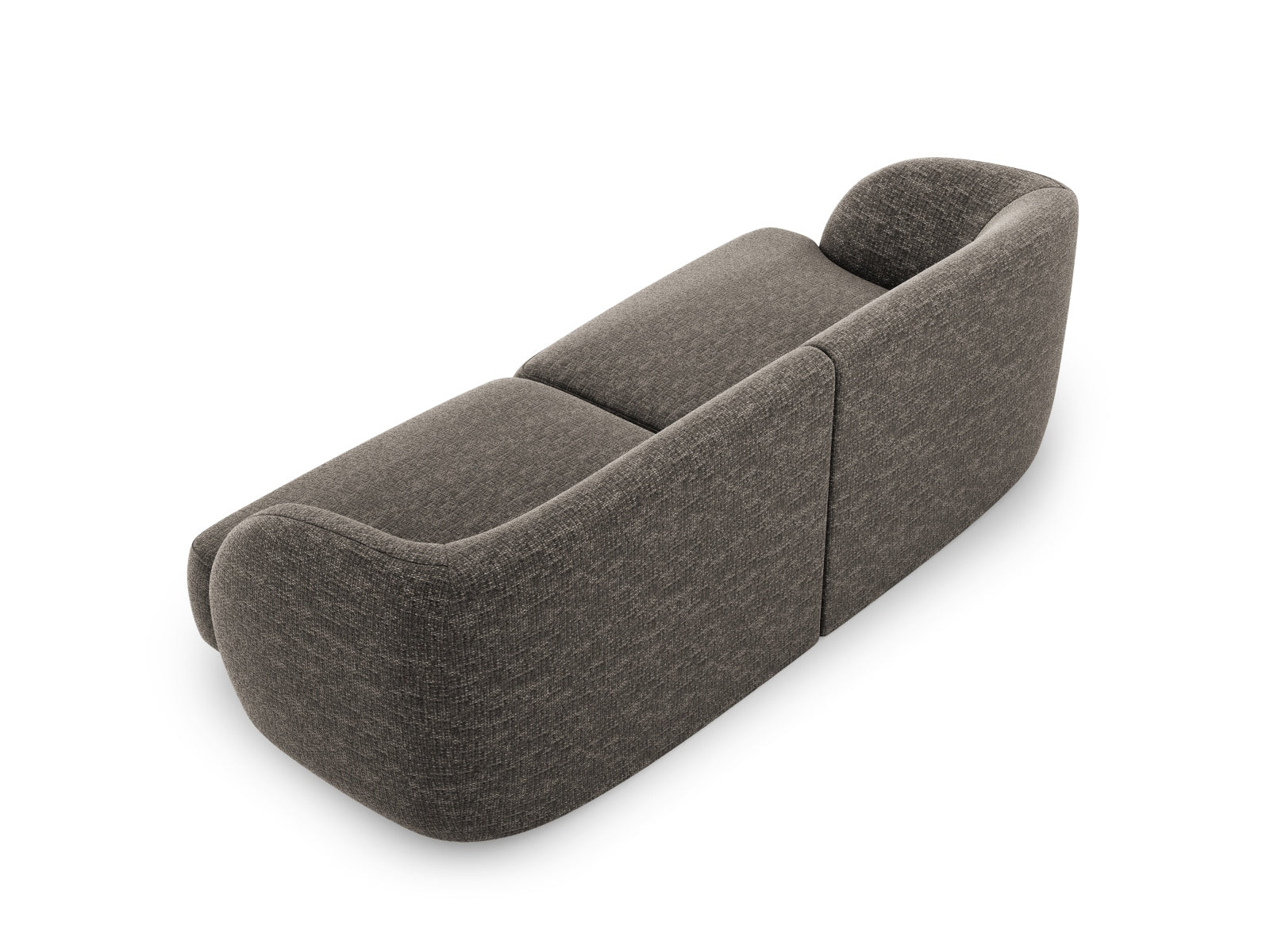 Modernes 2-Sitzer Sofa Miley in zeitlosem Grau von Micadoni, perfekt für entspannte Stunden und stilvolle Einrichtungsideen.