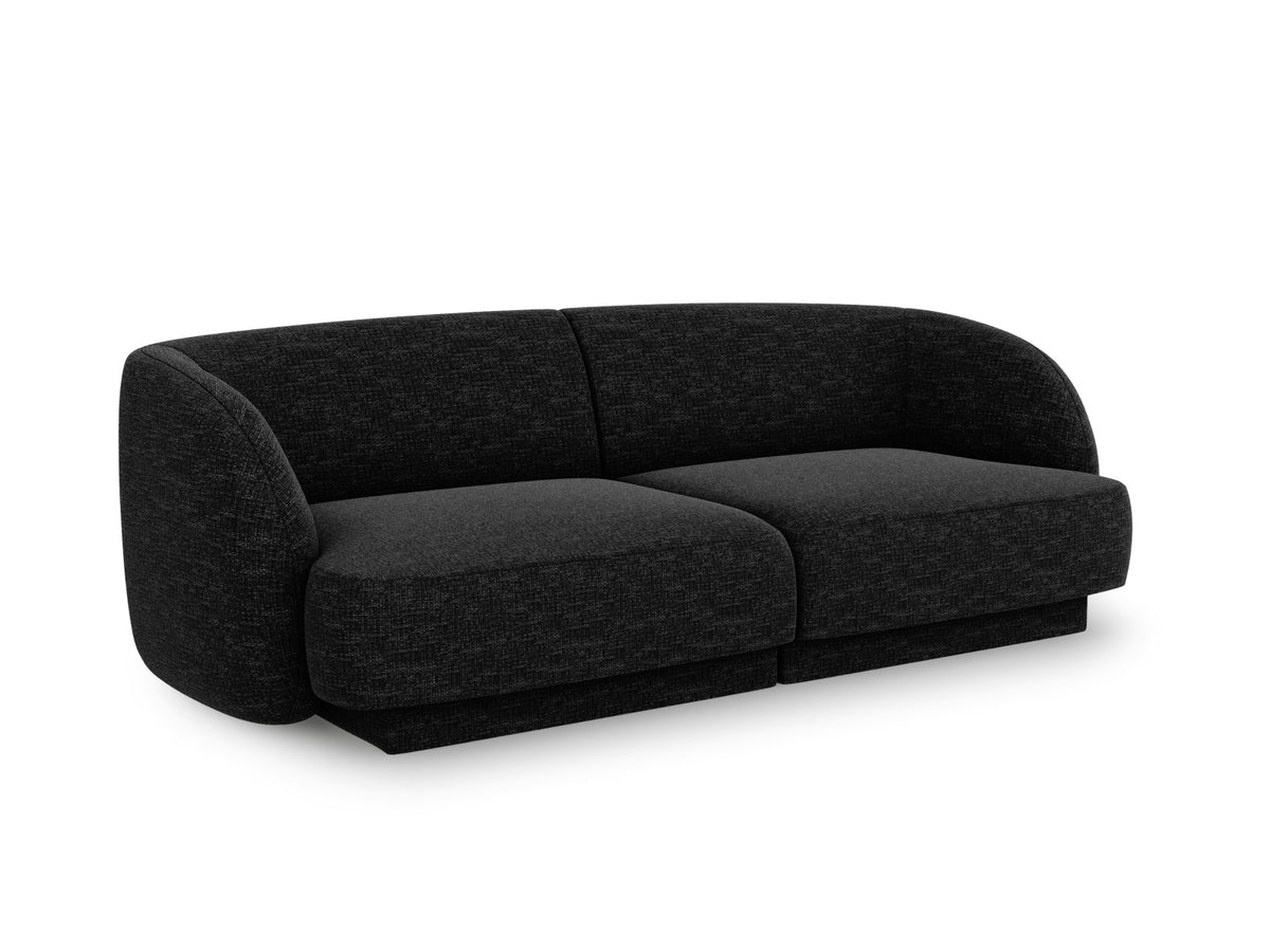 Miley Sofa 2 Sitzer in Black-Haga präsentiert im Onlineshop von KAQTU Design AG. 2er Sofa ist von Micadoni