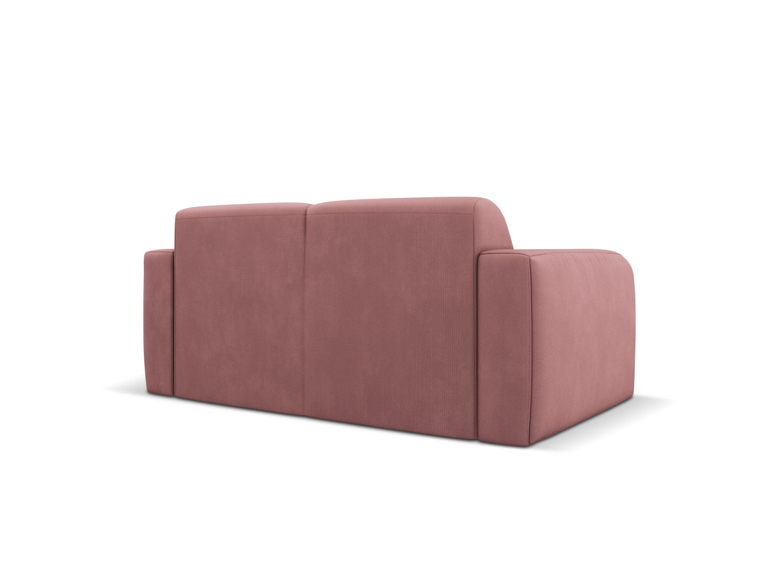 Modernes 2-Sitzer Sofa Molino in Pink-Rebel, perfekt für stilvolle Wohnräume, bietet Komfort und Eleganz für Ihr Zuhause.