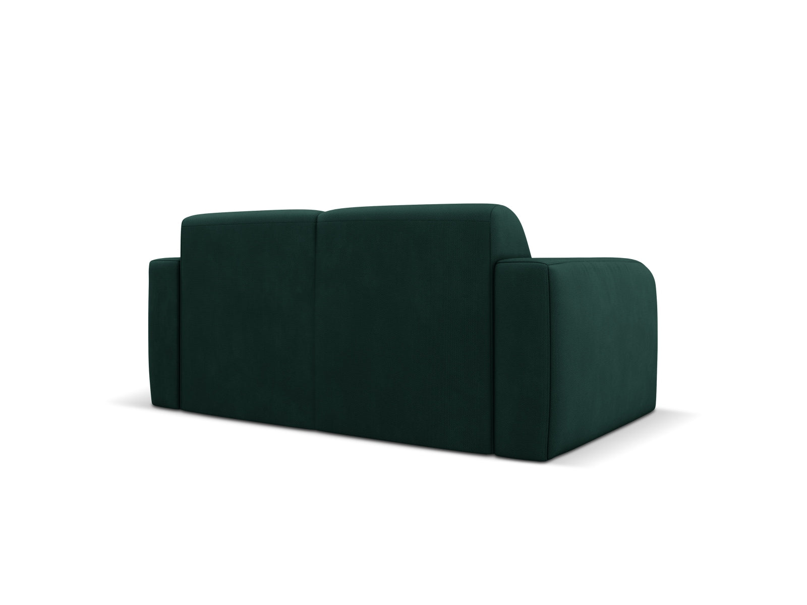 Modernes 2-Sitzer Sofa Molino in edlem Flaschengrün von Micadoni, perfekt für entspannte Stunden und geschmackvolle Einrichtung.