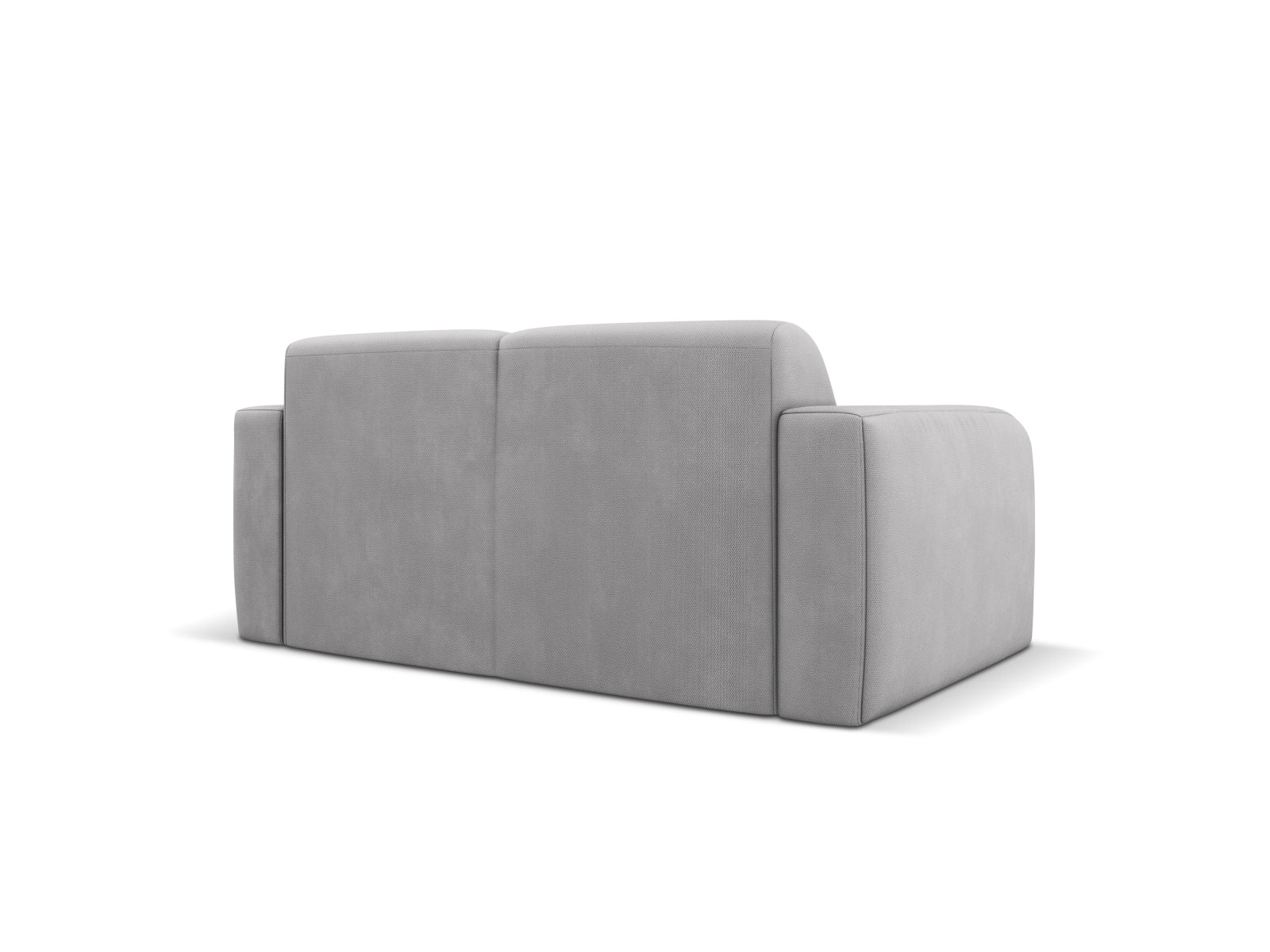Modernes 2-Sitzer Sofa Molino in sanftem Grau von Micadoni, perfekt für entspannte Stunden und geschmackvolle Einrichtung.