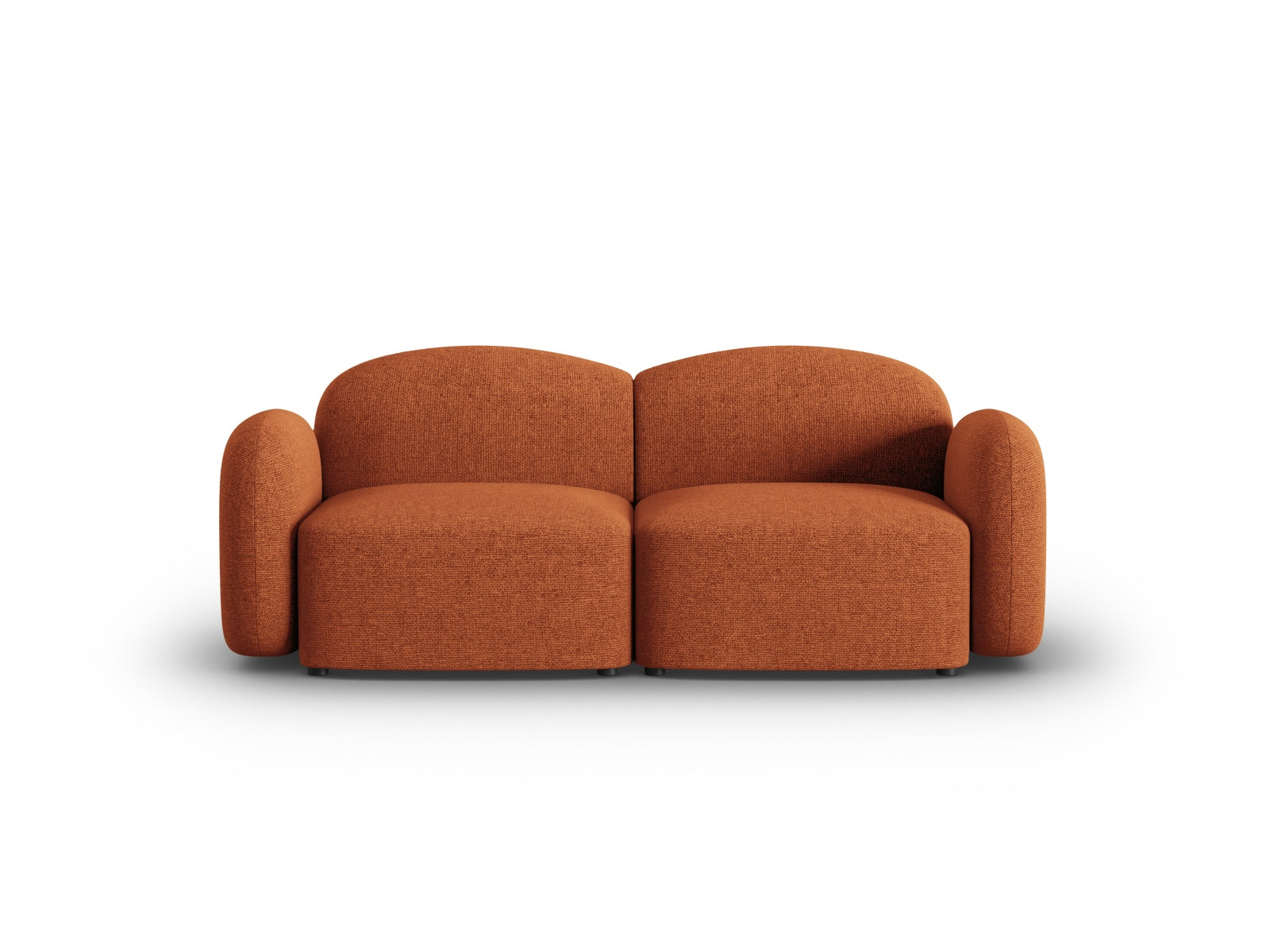 Blair Sofa 2 Sitzer in Terracotta Melange präsentiert im Onlineshop von KAQTU Design AG. Sofa ist von Micadoni