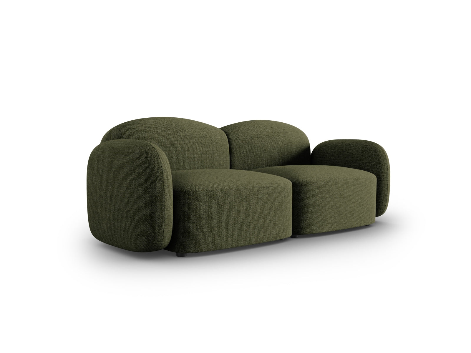 Erleben Sie das elegante Blair Sofa 2 Sitzer von Micadoni. Mit luxuriösem Velours und modernem Stil wird Ihr Wohnraum zum Blickfang.
