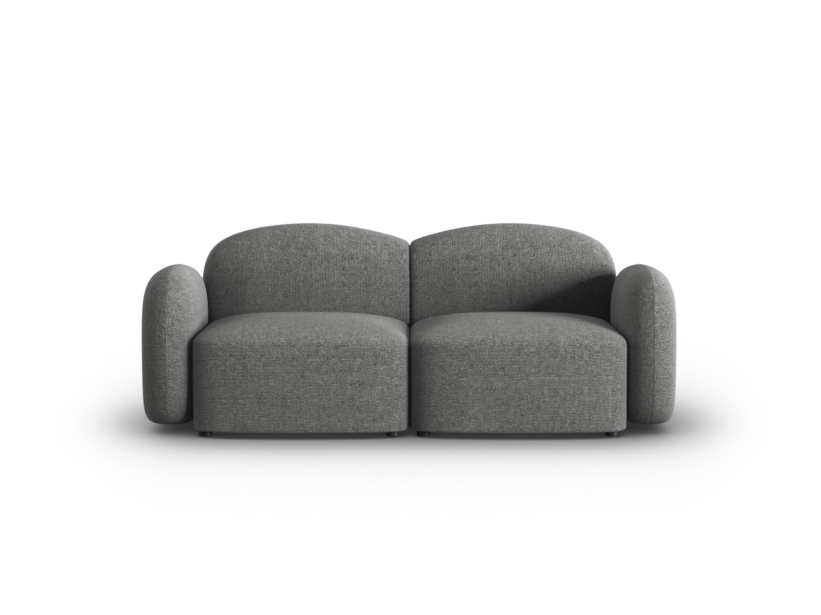 Blair Sofa 2 Sitzer in Dark Grey Melange präsentiert im Onlineshop von KAQTU Design AG. Sofa ist von Micadoni
