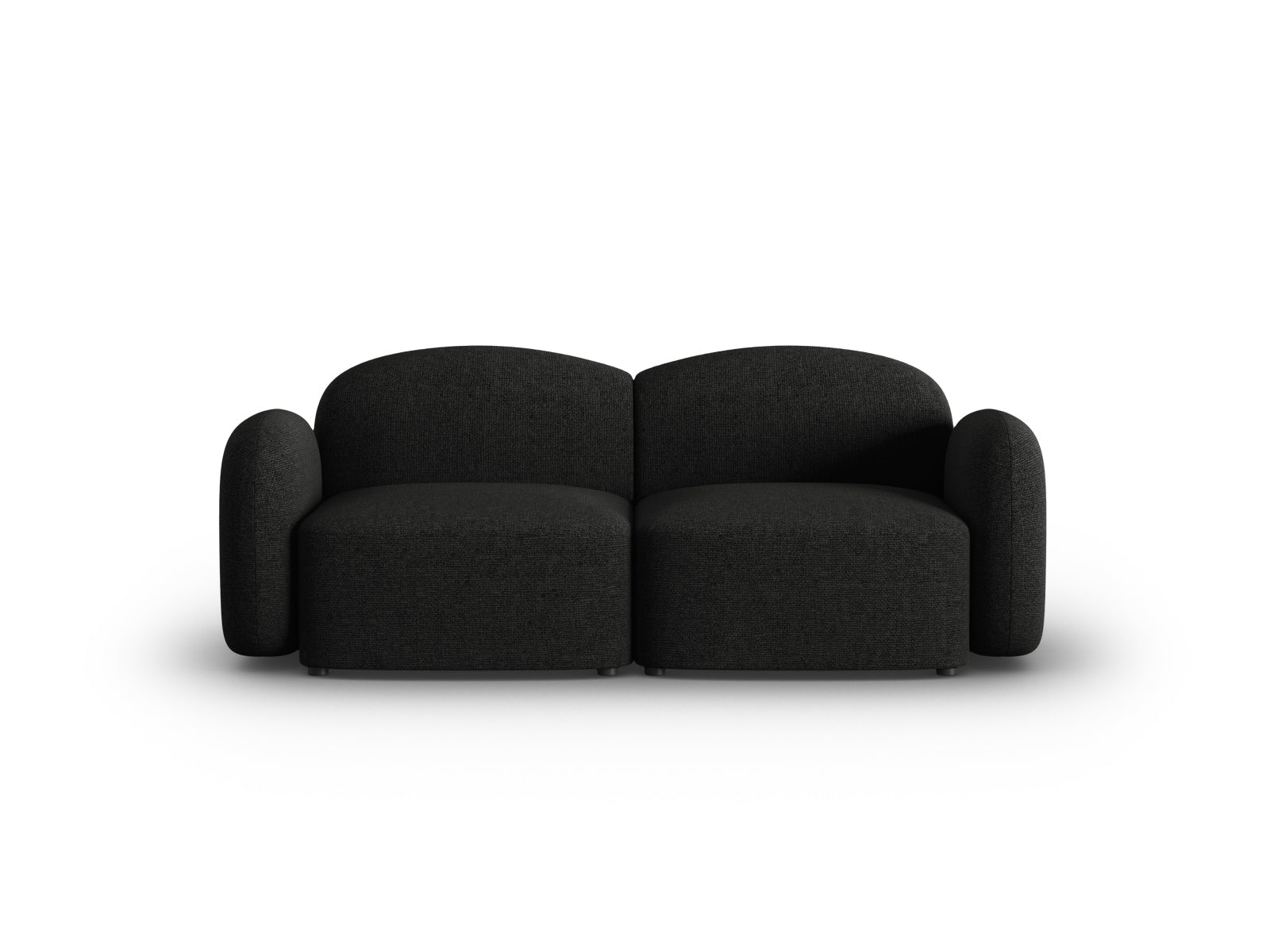 Blair Sofa 2 Sitzer in Black Melange präsentiert im Onlineshop von KAQTU Design AG. Sofa ist von Micadoni