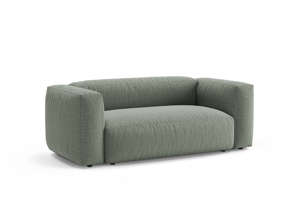 2-Sitzer Sofa Martina in Moss Green-Boston präsentiert im Onlineshop von KAQTU Design AG. 2er Sofa ist von Micadoni