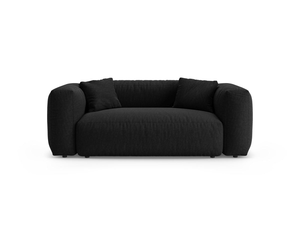 2-Sitzer Sofa Martina in Black-Boston präsentiert im Onlineshop von KAQTU Design AG. 2er Sofa ist von Micadoni
