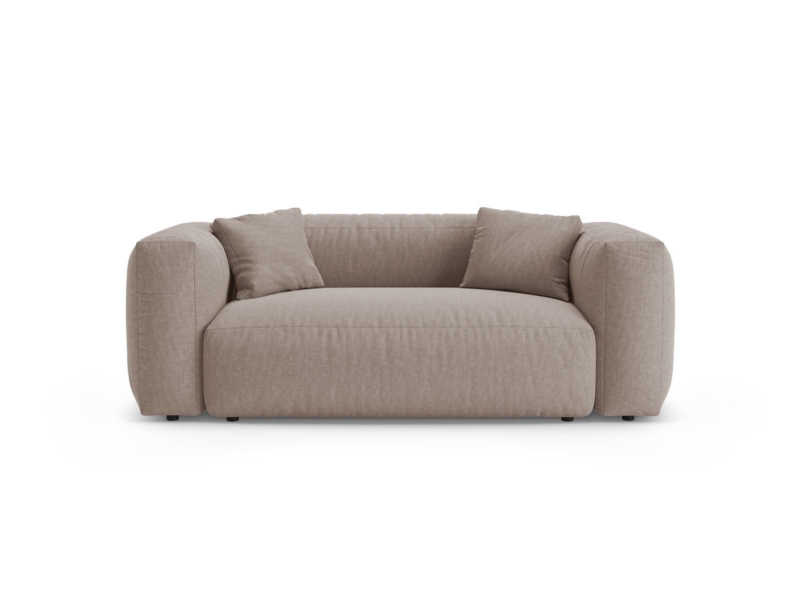 2-Sitzer Sofa Martina in Dark Beige-Boston präsentiert im Onlineshop von KAQTU Design AG. 2er Sofa ist von Micadoni