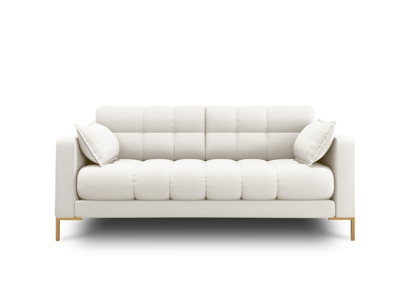 Mamaia Sofa 2 Sitzer in Light Beige/Gold präsentiert im Onlineshop von KAQTU Design AG. 2er Sofa ist von Micadoni